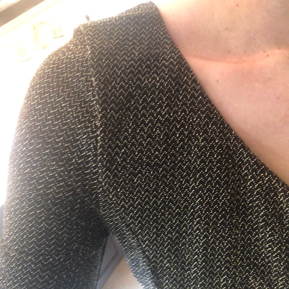 Gold and black one shoulder dress - Picture 5 of 5